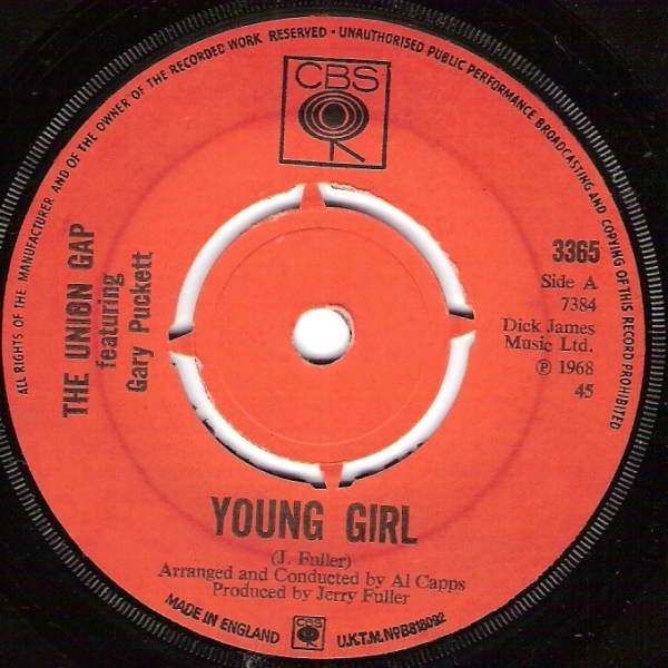 Union Gap Featuring Gary Puckett, The -  Young Girl