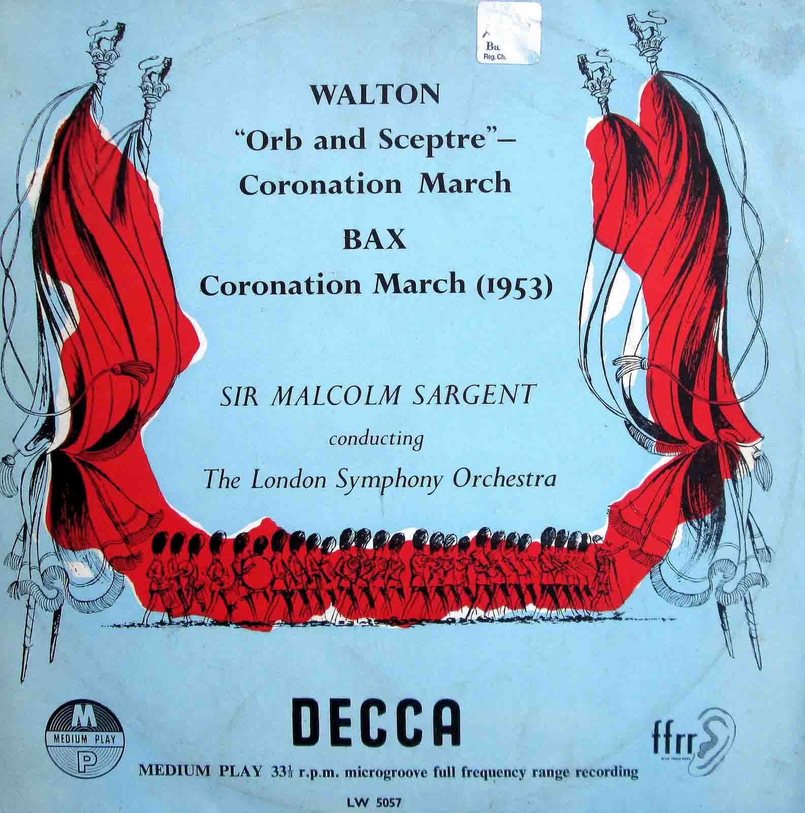 Walton  Sir Malcolm Sargent - Orb  Sceptre  Coronation March