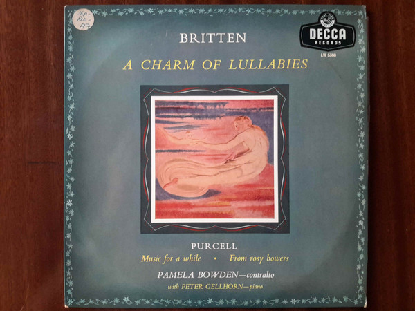 Britten	  	Purcell - 	CHARM OF LULLABIES  MUSIC FOR A WHILE