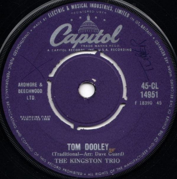 Kingston Trio The - Tom Dooley