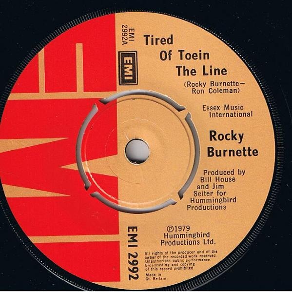 Rocky Burnette - Tired Of Toein The Line