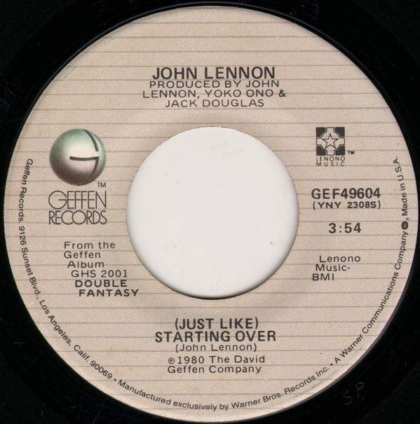 John Lennon - Just Like Starting Over