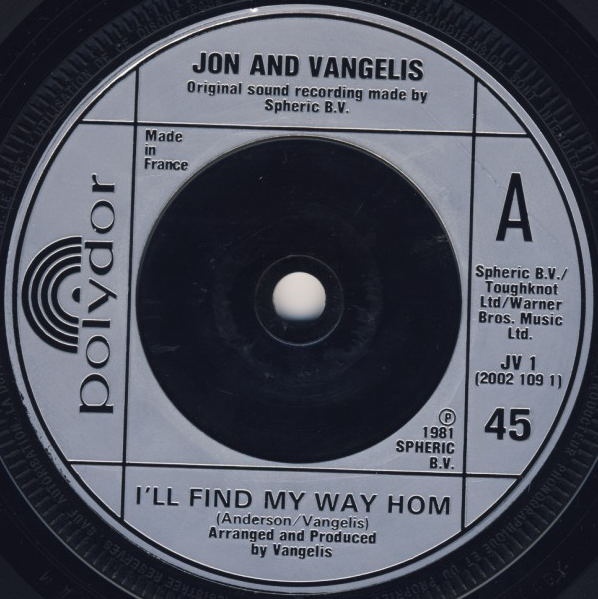 Jon And Vangelis - Ill Find My Way Home
