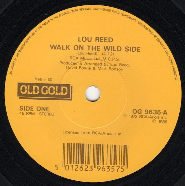 Lou Reed - Walk On The Wild Side