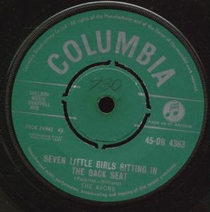 Avons The - Seven Little Girls Sitting In The Back Seat