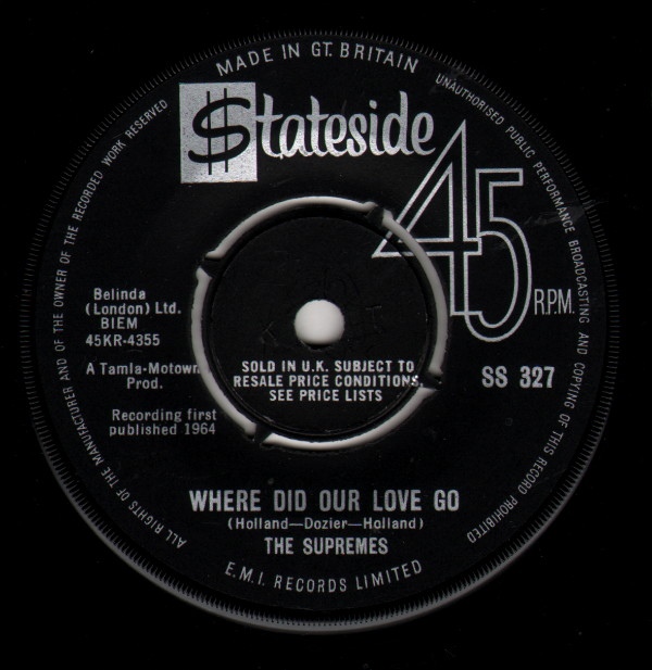 Supremes The - Where Did Our Love Go
