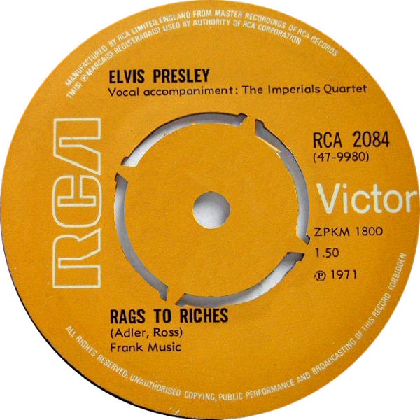 Elvis Presley - Rags To Riches