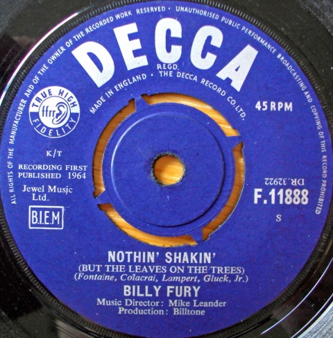 Billy Fury - Nothin Shakin But The Leaves On The Trees