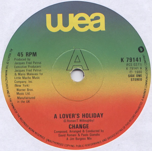 Change - A Lovers Holiday