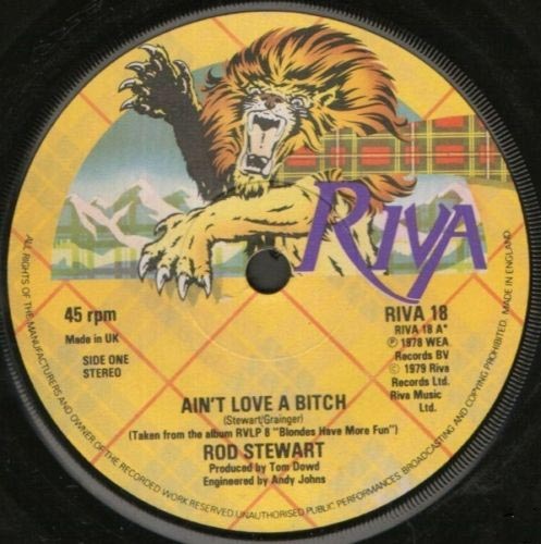 Rod Stewart - Aint Love A Bitch