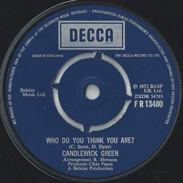 Candlewick Green - Who Do You Think You Are