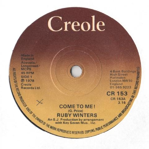 Ruby Winters - Come To Me