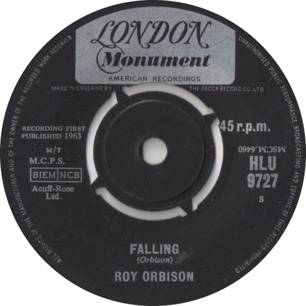 Roy Orbison - Falling  Distant Drums
