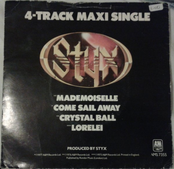 Styx - 4Track Maxi Single