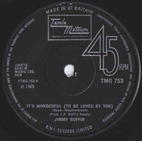 Jimmy Ruffin - Its Wonderful To Be Loved By You