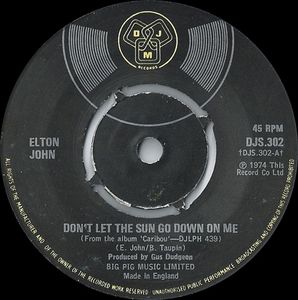 Elton John - Dont Let The Sun Go Down On Me  Sick City