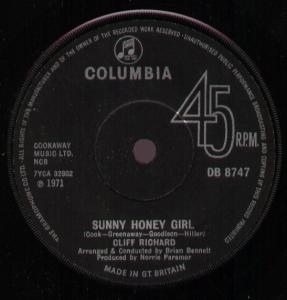 Cliff Richard - Sunny Honey Girl