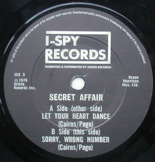 Secret Affair - Let Your Heart Dance