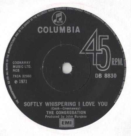 The Congregation - Softly Whispering I Love You