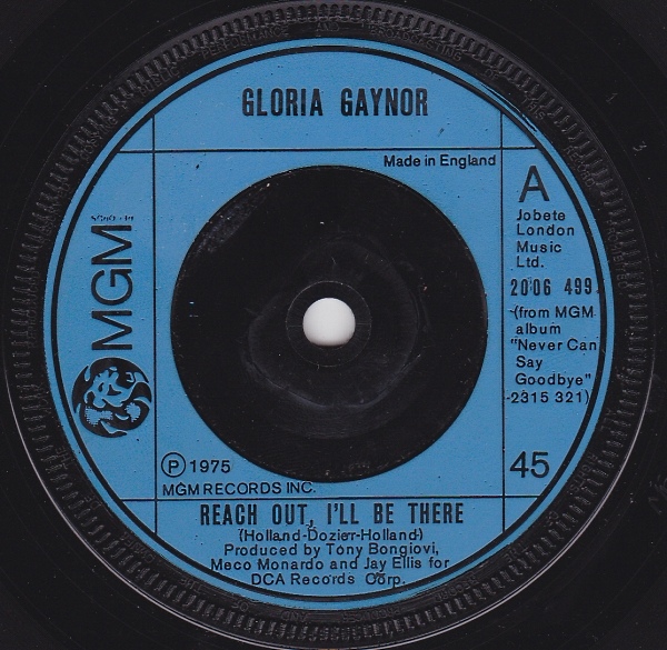 Gloria Gaynor - Reach Out Ill Be There