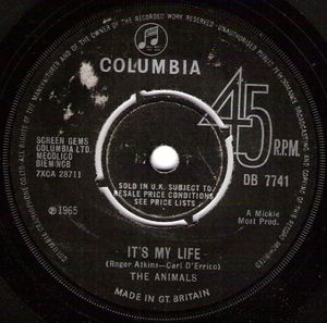 The Animals - Its My Life