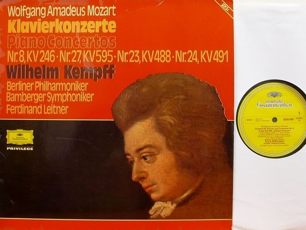 Mozart - Wilhelm Kempff / Berliner Philharmoniker - Klavierkonzerte Nr. 8 C-Dur, Nr. 27 B-Dur, Nr.23