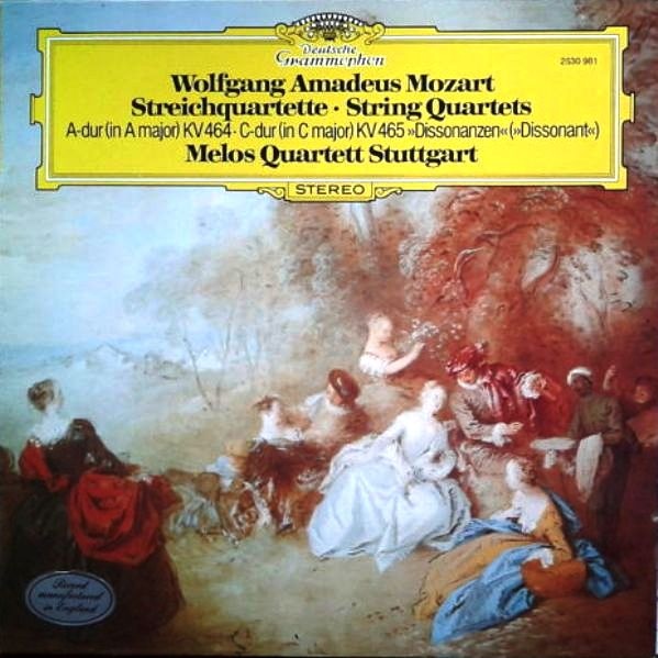 Mozart  Melos Quartett Stuttgart -  String Quartets ADur In A Major KV464