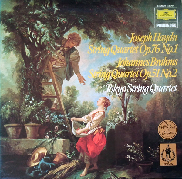 Haydn  Brahms  Tokyo String Quartet -  String Quartet In G Major Op 76 No 1
