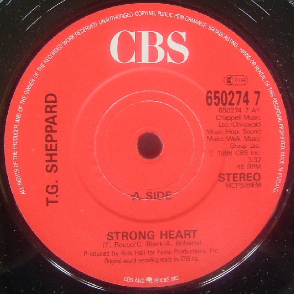 TG Sheppard - Strong Heart