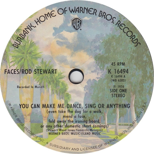Faces  Rod Stewart  - You Can Make Me Dance Sing Or Anything