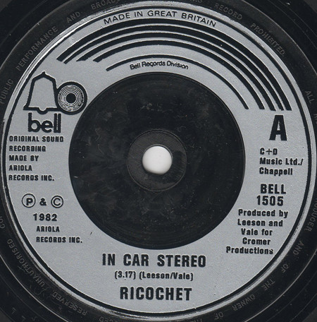 Ricochet - In Car Stereo  What Do You Make Of Love