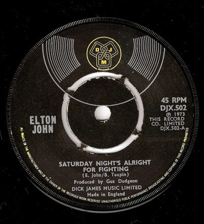 Elton John - Saturday Nights Alright For Fighting