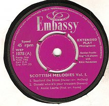 Gordon Franks Singers With Rikki Henderson - Scottish Melodies Vol 1