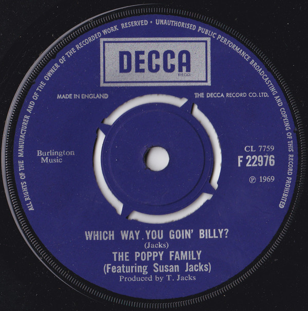 The Poppy Family - Which Way You Goin Billy