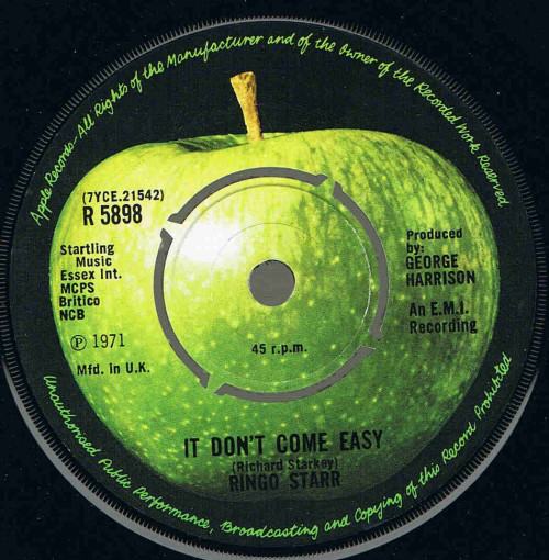 Ringo Starr - It Dont Come Easy  Early 1970