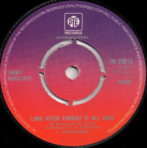 Jimmy Radcliffe -  Long After Tonight Is All Over