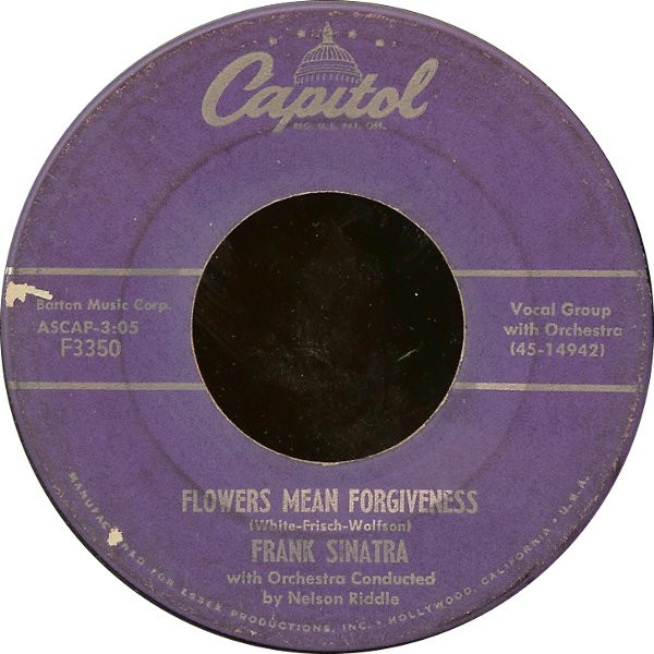 Frank Sinatra - Flowers Mean Forgiveness