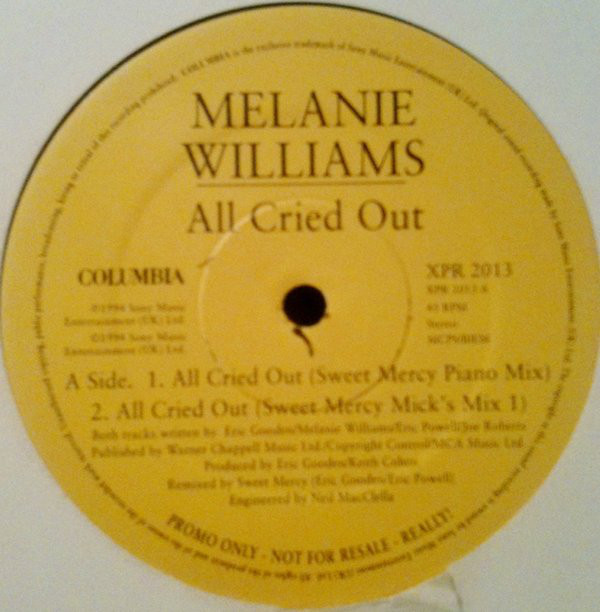MELANIE WILLIAMS - ALL CRIED OUT DISC 1