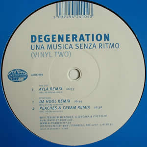 DEGENERATION - UNA MUSICA SENZA RITMO DISC 2