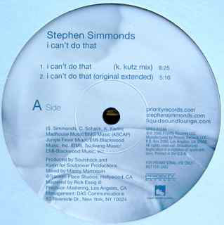 Stephen Simmonds - I Cant Do That