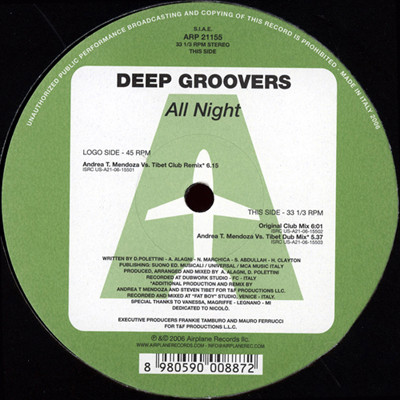 Deep Groovers - All Night