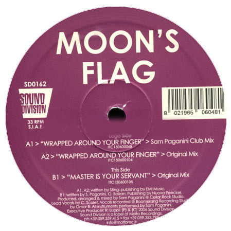 Moons Flag - Wrapped Around Your Finger Master Is Your Servant