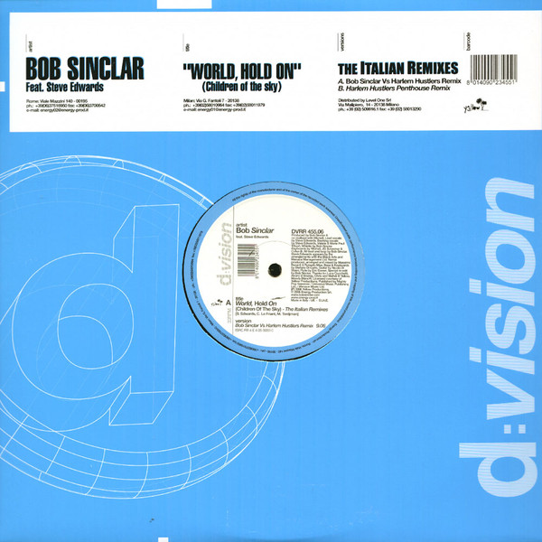 Bob Sinclar - World, Hold On (Children Of The Sky)Remixes