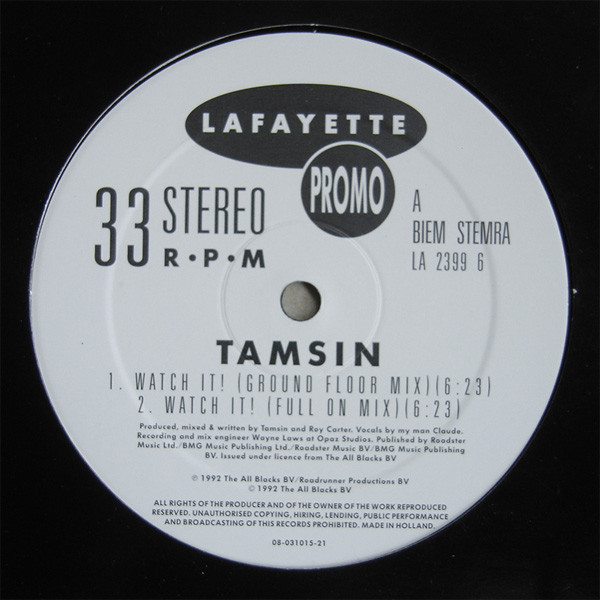Tamsin - Watch It 