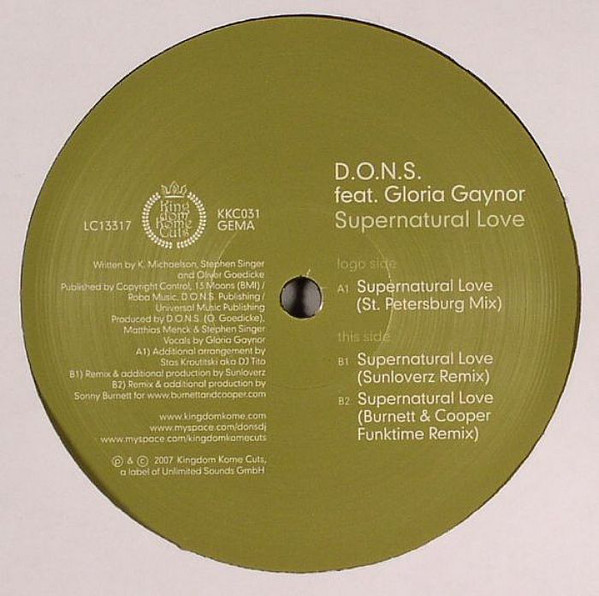 DONS Feat Gloria Gaynor - Supernatural Love