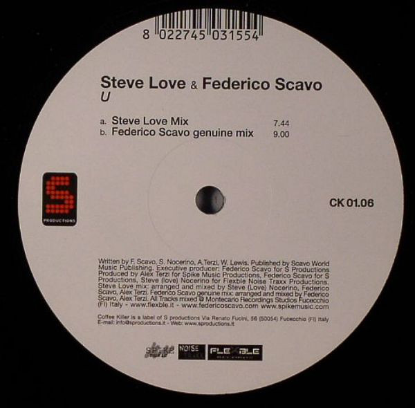  Steve Love  Federico Scavo - U