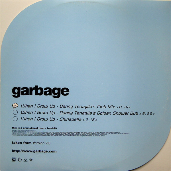 Garbage When I Grow Up Records, LPs, Vinyl and CDs - MusicStack