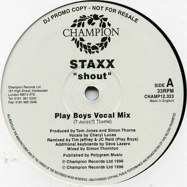 Staxx - Shout