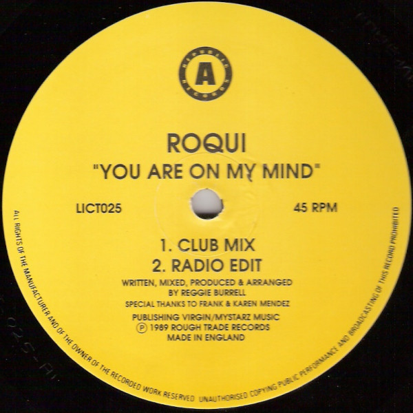 Roqui - You Are On My Mind
