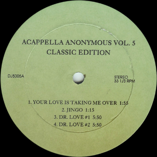 Various - Acappella Anonymous Vol 5 Classic Edition